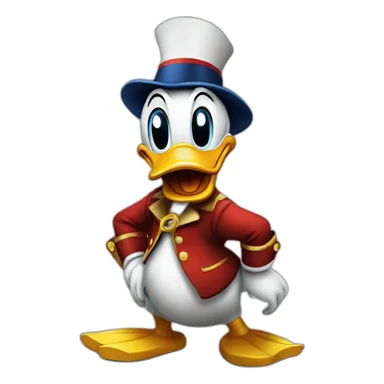donald duck begging for the glizzy sticker