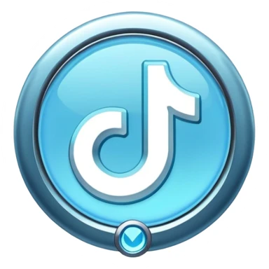 a blue hook from tiktok verfify sticker