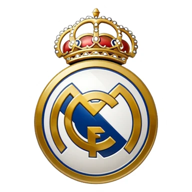 I want an emoji of real madrid logo of football and it should look realistic sticker