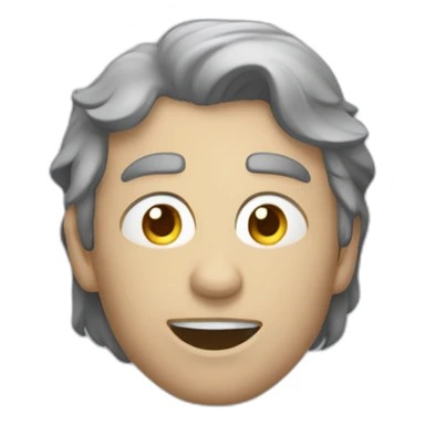 Chat de couleur grise méchant sticker