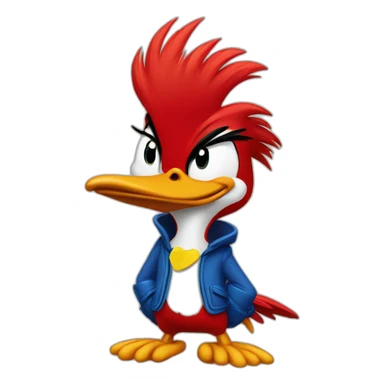 woody woodpecker sticker