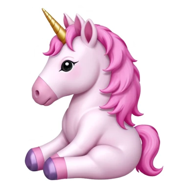 pink unicorn toy  sticker