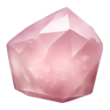 rose quartz crystal sticker
