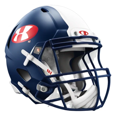 Under armour logo on football helmet sticker