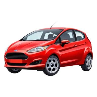 Red Ford Fiesta Emoji sticker