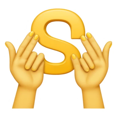 Make the letter S with emoji hands

 sticker