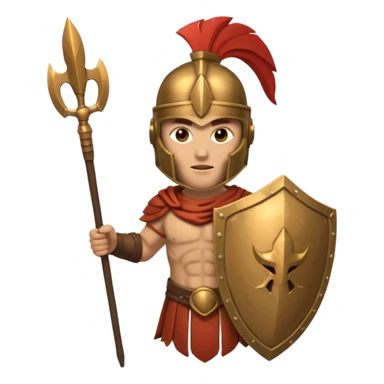 I need a Spartan emoji sticker