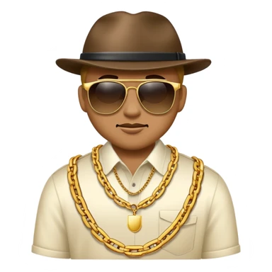 Gangster emoji sticker