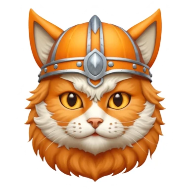 viking cat sticker