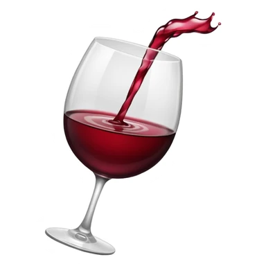 glass of wine  sticker
