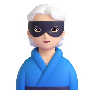 Satoru Gojo from Jujutsu Kaisen with white hair, blindfold, black and blue outfit, confident smirk sticker