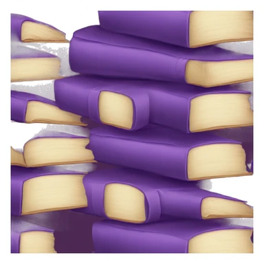 Purple book emoji that's similar to iOs book emoj sticker