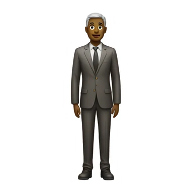 Man statue full body showing sticker