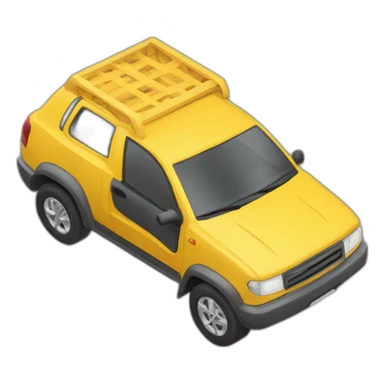 Voiture sur dépanneuse sticker