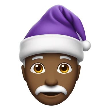 Purple christmasthree sticker