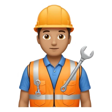 City Maintenance Worker man sticker