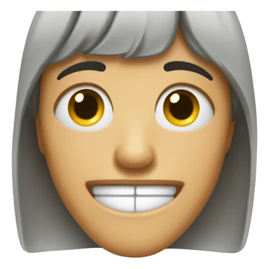 Laughing crying eyes open sticker