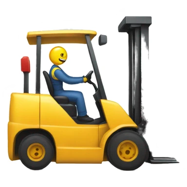 Getting poked by forklift sticker