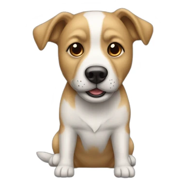 Chien qui sort sa tête d’une voiture sticker