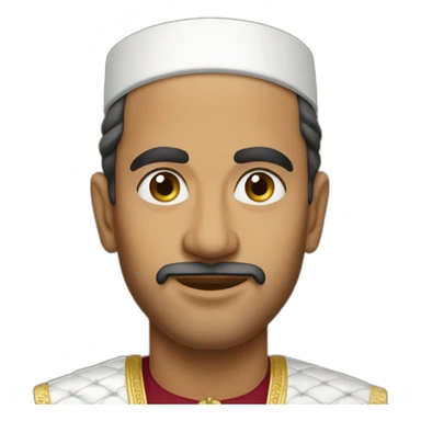 Mohamed V King of Morocco  sticker