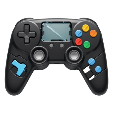 game controller shattered sticker