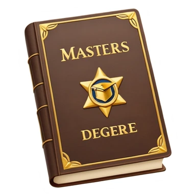 masters degree sticker