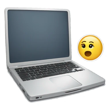 laptop and notepad sticker