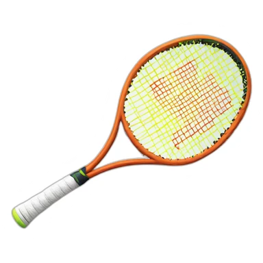 tennis raquet sticker