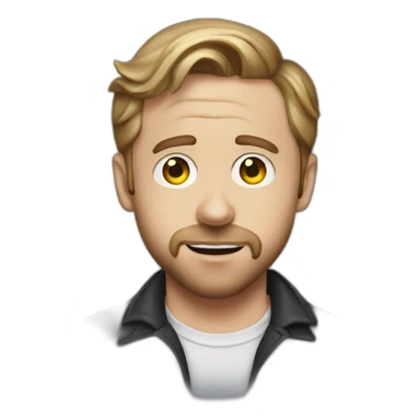 Ryan gosling as a ghost sticker