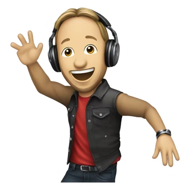 DJ bObo dancing sticker