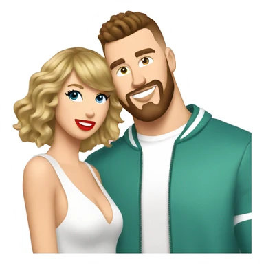 Travis kelce and taylor swift sticker