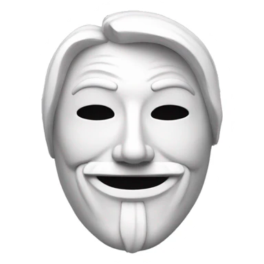 Mascara de anonymus sticker