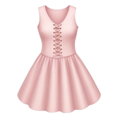 light pink dress with laces  sticker