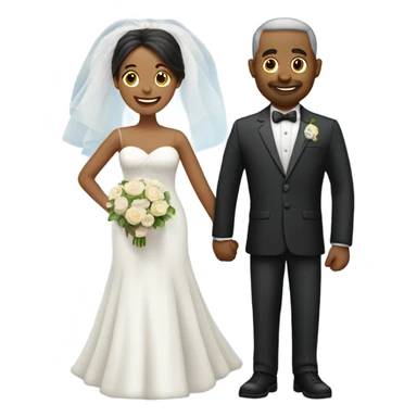casal casamento 30 anos sticker