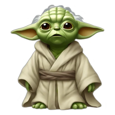 Yoda mange de la droge sticker