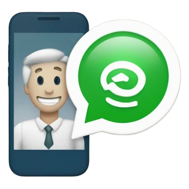 etiquette bleue de validation de compte whatsApp  sticker