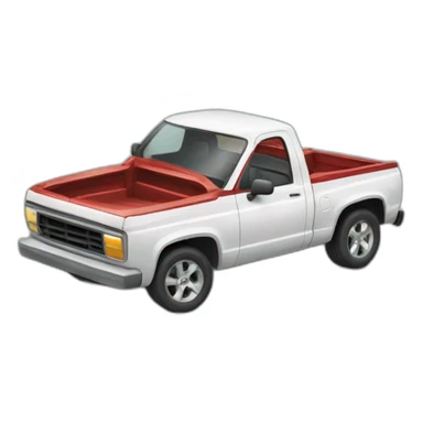 Broken pickup truck sticker