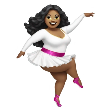 Russian Plus size dancer sticker