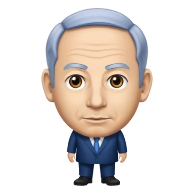 benjamin netanyahu full heightс sticker