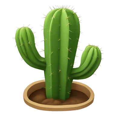 Cactus avec une tête de mort sticker