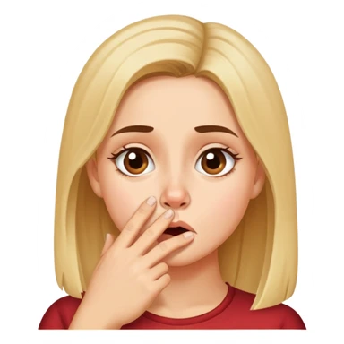 Reese picking her nose  sticker