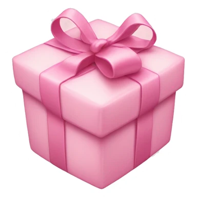 Light pink present sticker