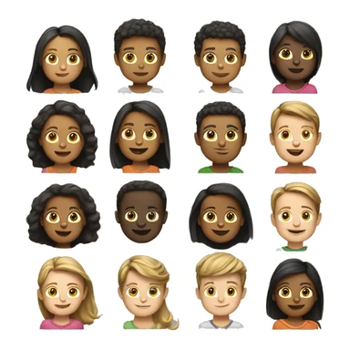 Create 5 emojis for class 5 student sticker