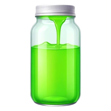 Energy drink in a jar sticker