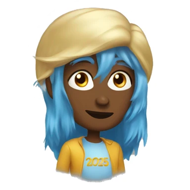 New year 2025 sticker