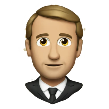 Emanulle macron sticker