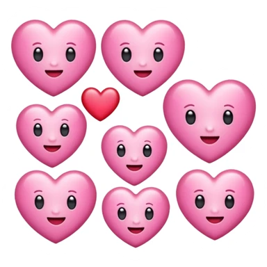 Coquette pink emojis  sticker