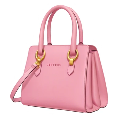 pink jacquemus brand bag sticker