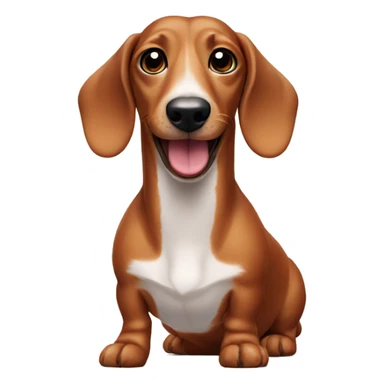Sausage dog sticker