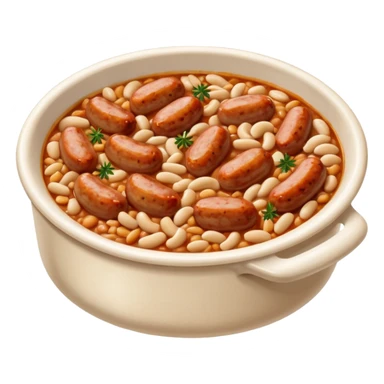cassoulet avec saucisse sticker